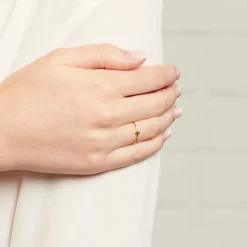 Ring im Stäbchendesign aus 925er Silber vergoldet LSR0037