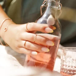 Ring Kreis aus rosévergoldetem Sterlingsilber LSR0029