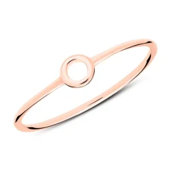 Ring Kreis aus rosévergoldetem Sterlingsilber LSR0029