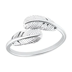 Ring mit Federmotiv aus Sterlingsilber für Damen 2032582