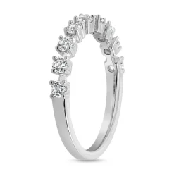 Ring mit lab grown Brillanten aus Platin oder Weißgold BDR0086LG-WSL