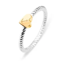 Ring Rope Anchor Love für Damen aus Edelstahl gold PH-FR-HRo-SG