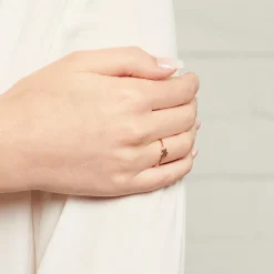 Ring Stern aus rosévergoldetem 925er Silber LSR0047