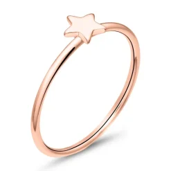 Ring Stern aus rosévergoldetem 925er Silber LSR0047
