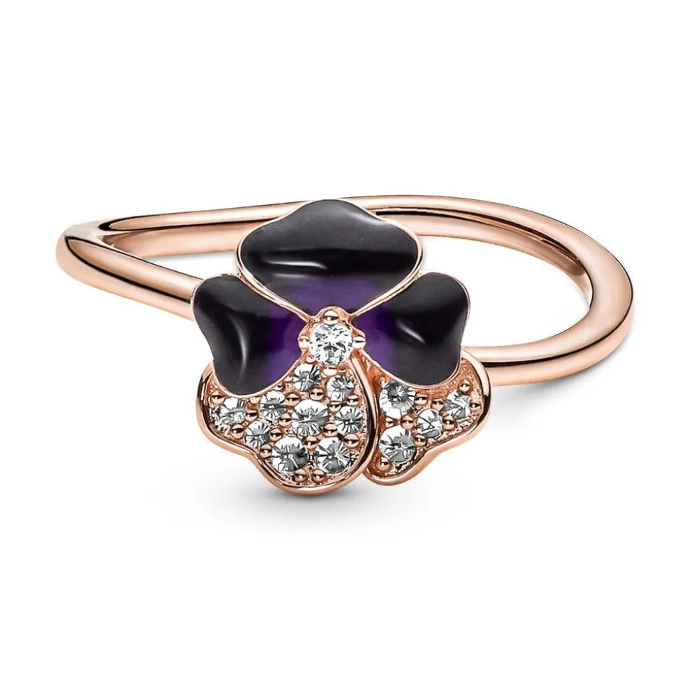 Ring Stiefmütterchen für Damen, ROSE 180764C01