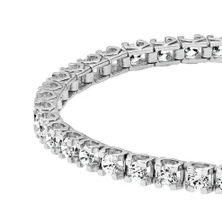 Rivière-Armband, lab grown Diamanten, Weißgold, Platin BDB0020LG-WSL