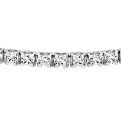 Rivière-Armband, lab grown Diamanten, Weißgold, Platin BDB0020LG-WSL