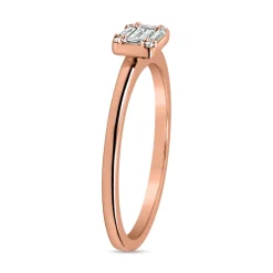 Roségold Ring mit Diamanten, lab-grown BDR0042LG-RSL