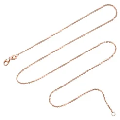 Roségoldene Ankerkette aus 375er Gold GC0008