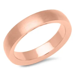 Roségoldene Edelstahl-Trauringe mit Steinbesatz R9237s