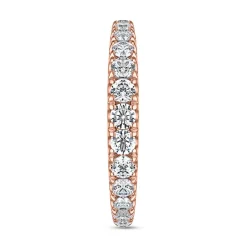 Roségoldener Diamantring für Damen BDR0090-RSL