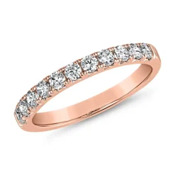 Roségoldener Ewigkeitsring mit Diamantbesatz BDR0116-RSL