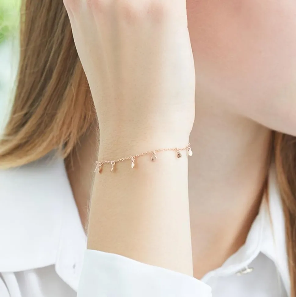 Rosévergoldetes Sterlingsilber Armband LSB0018