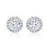 Runde Diamant-Ohrstecker 750er Weißgold 0,88 ct. BDE0001-18KWSL