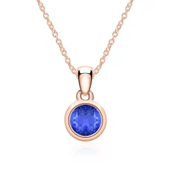 Saphir Anhänger aus 585er Roségold BDP0033Sa-14KRSL