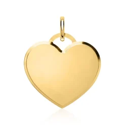 Schickes 925er Silber Herz Anhänger Gold SP0765SL
