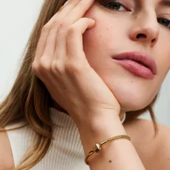 Schlangenarmband für Damen, Moments, IP Gold 563390C00