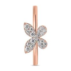 Schmetterling Ring mit Brillanten aus Roségold BDR0100-RSL