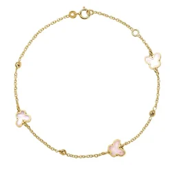 Schmetterlingsarmband für Damen aus 585er Gold GB0036-14KG