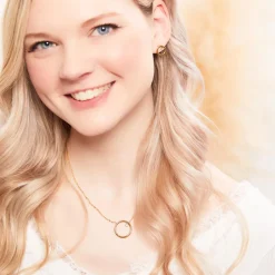 Schmuckset aus vergoldetem Edelstahl SET0003