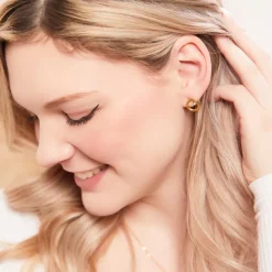 Schmuckset aus vergoldetem Edelstahl SET0003