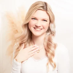 Schmuckset aus vergoldetem Edelstahl SET0003