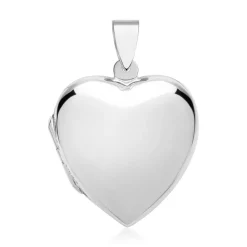 Silber Herz-Medaillon Gravur möglich SP0271SL