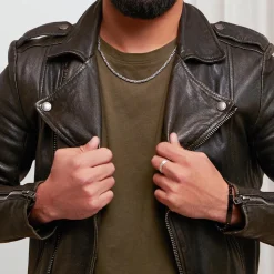 Silber Ring 925er Silber Glanzrillen 5 mm R8514SL