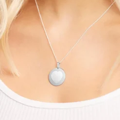 Silberanhänger rhodiniert Herzform SP0571SL