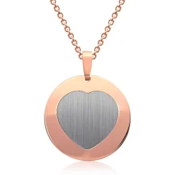 Silberanhänger rosévergoldet Herzform SP0573SL