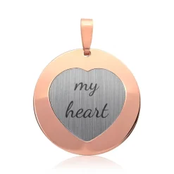 Silberanhänger rosévergoldet Herzform SP0573SL