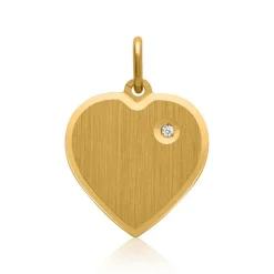 Silberanhänger vergoldet Herz Zirkonia SP0580SL
