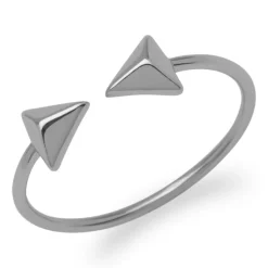 Silberner Ring Pyramiden 925er Silber LSR0007