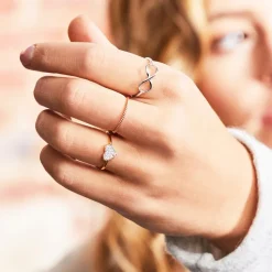 Silberner Ring Unendlichkeitssymbol 925er Silber LSR0008