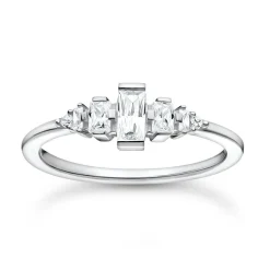 Silberring für Damen mit Steinbesatz TR2347-051-14