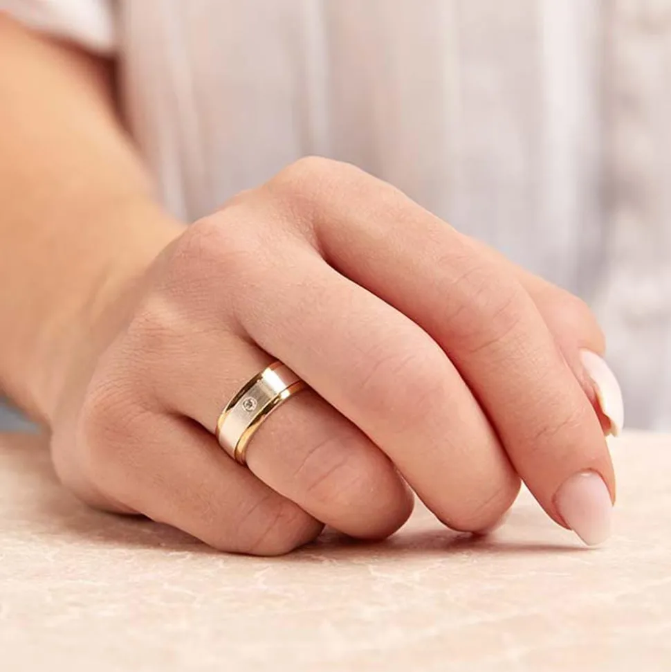 Silberring mit Zirkonia inkl. Lasergravur R8537czlge