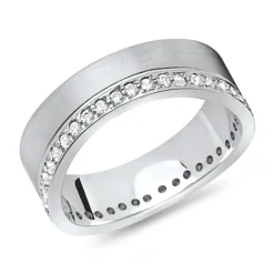 Silberring von Vivo mit Steinbesatz R8558czSL