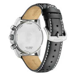 Solar Chronograph für Herren aus Edelstahl, Leder CA4640-09A