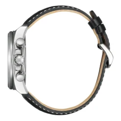 Solar Chronograph für Herren aus Edelstahl, Leder CA4640-09A