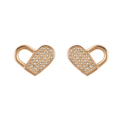 Soulmate Herzohrstecker aus rosévergoldetem Edelstahl 1580074