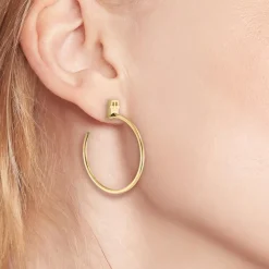 Steckcreolen für Damen aus vergoldetem Edelstahl 2780720