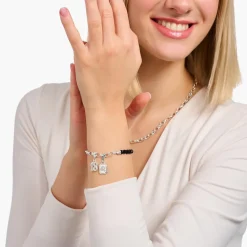 Steinbock Charm-Anhänger mit Zirkonia, Sterlingsilber 2152-643-21