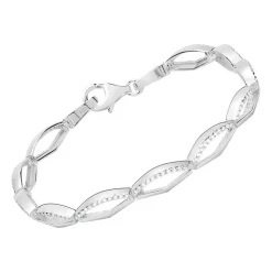 Sterlingsilber Armband mit Zirkoniasteinen SB0276