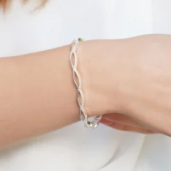 Sterlingsilber Armband mit Zirkoniasteinen SB0276