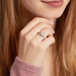 Sterlingsilber Ring Tropfen Zirkonia SR0414SL