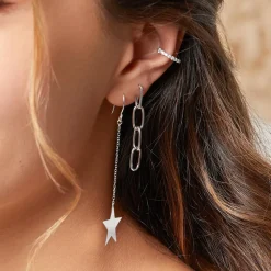 Stern Ohrhänger aus 925er Silber SE0912SL