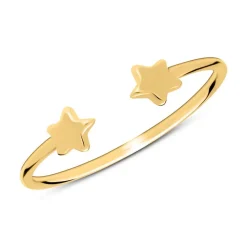 Sternen Ring aus vergoldetem 925er Silber LSR0019