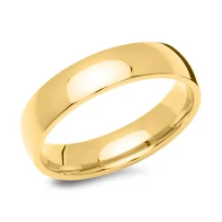 Stilvolle Partnerringe aus vergoldetem Edelstahl R9222s