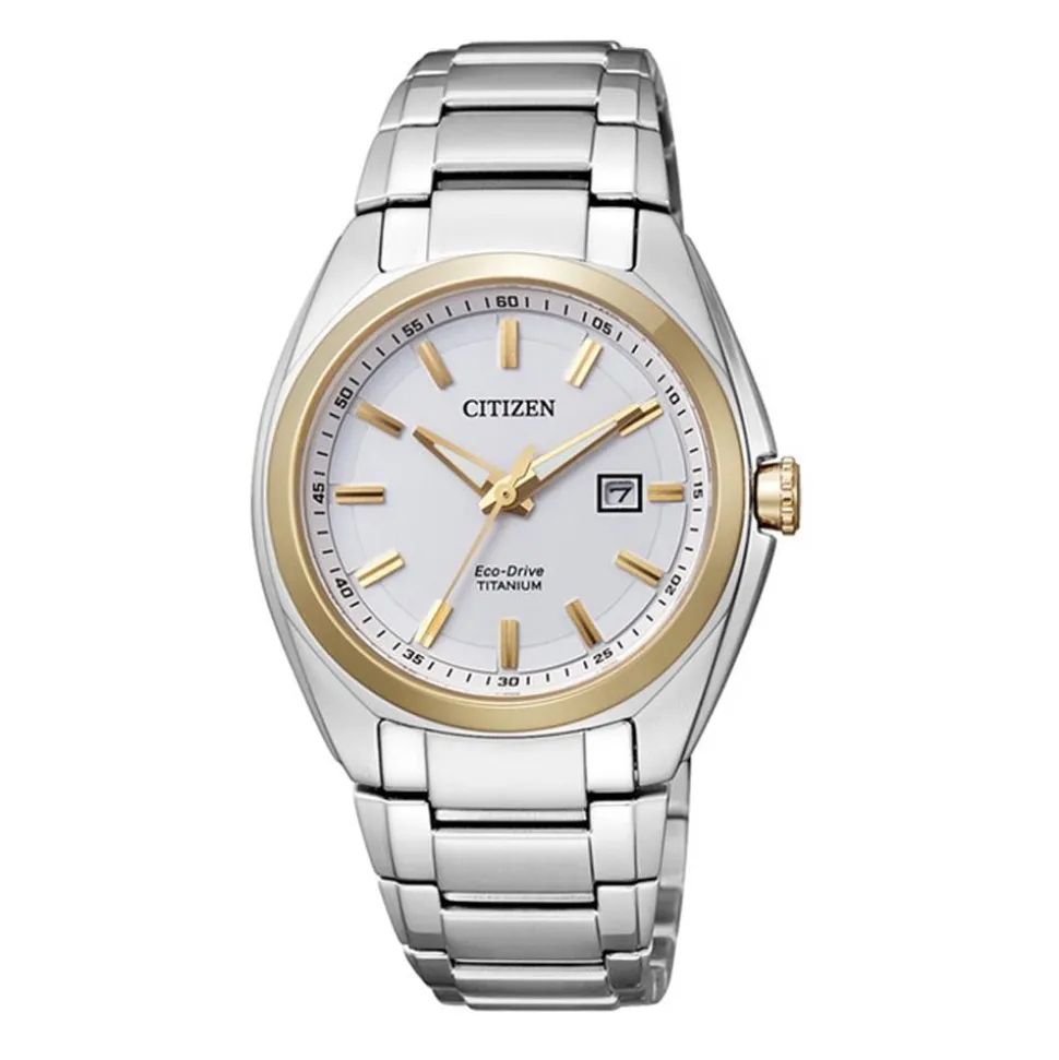 Super Titanium Eco-Drive Damenuhr EW2214-52A