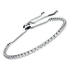 Tennisarmband Edelstahl Zirkonia B5234